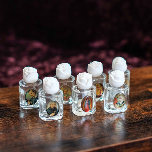 Vintage set of Holy Water Bottles