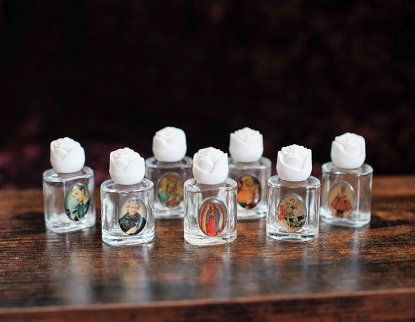 Vintage set of Holy Water Bottles