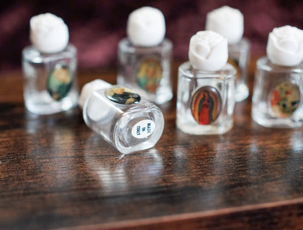 Vintage set of Holy Water Bottles