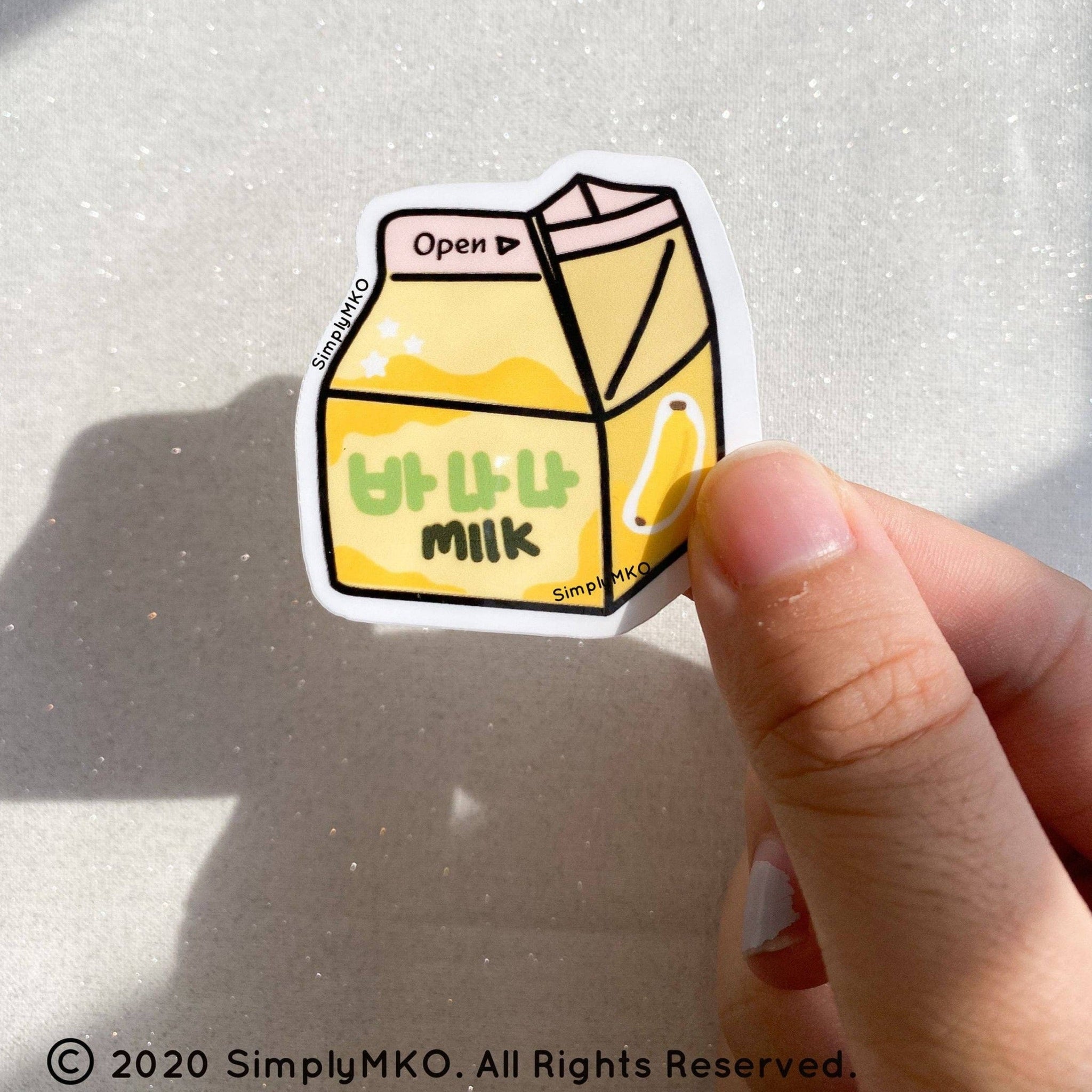 Banana Milk Sticker