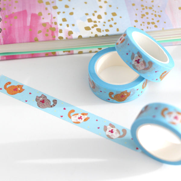 Love Cats Washi Tape