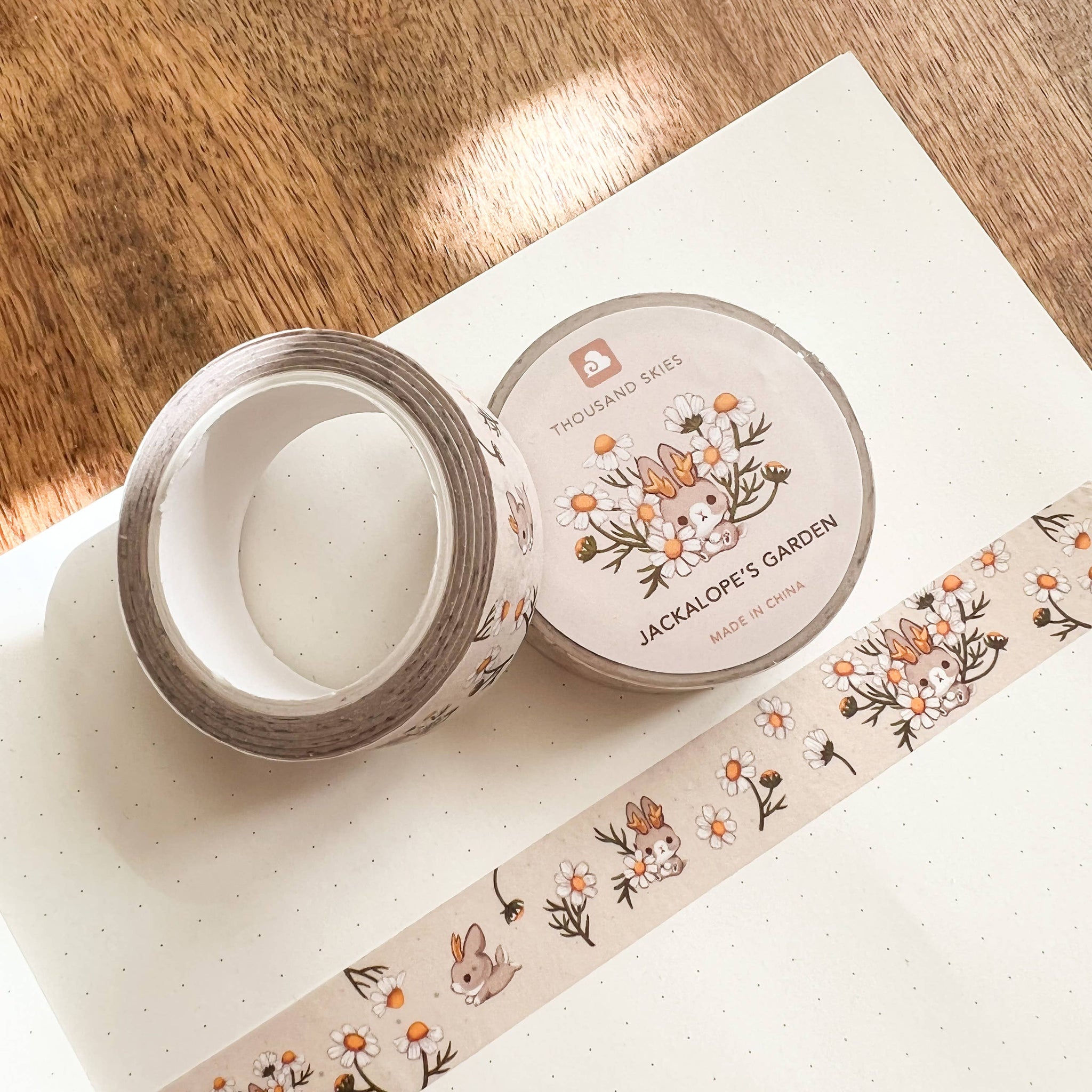 Jackalope's Garden Washi Tape