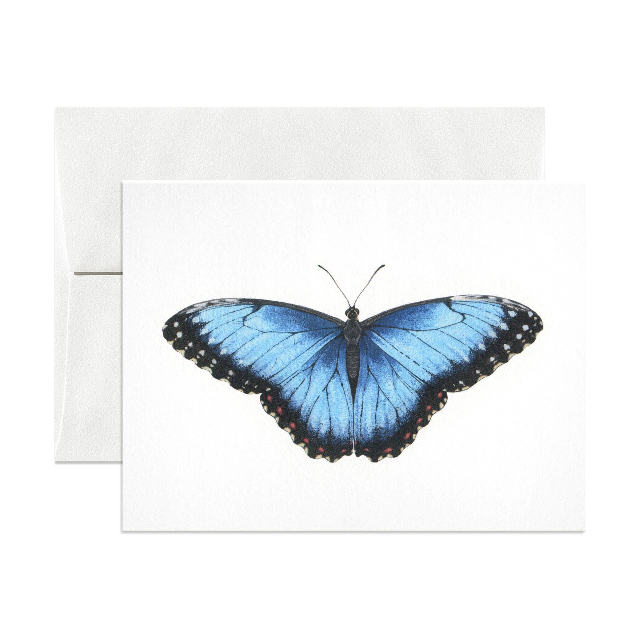 Blue Morpho Greeting Card