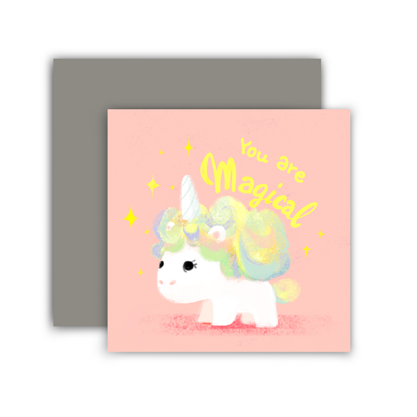 Magical Unicorn Mini Card
