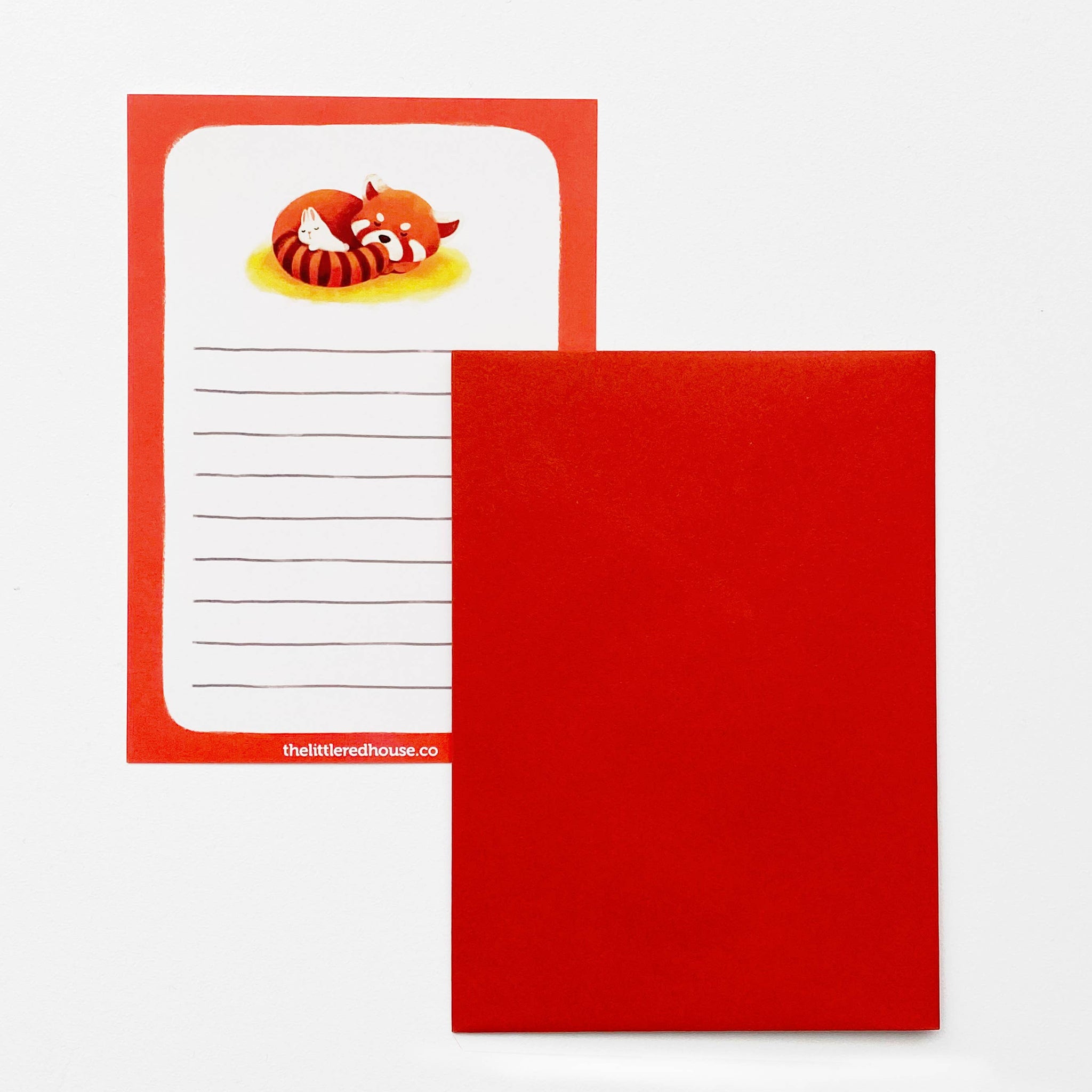 Mini Red Panda Letter Set