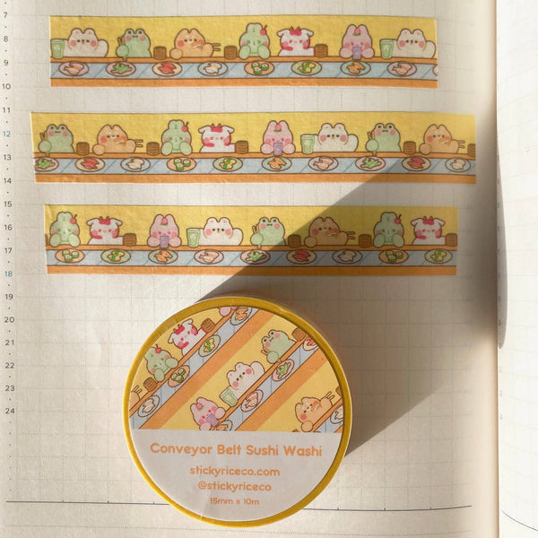 Sushi Conveyor Belt Restaurant Washi Tape