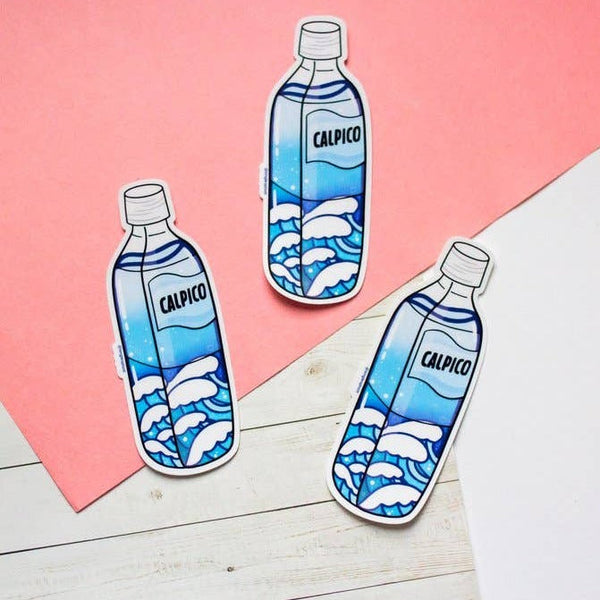 Calpico Waves Vinyl Sticker