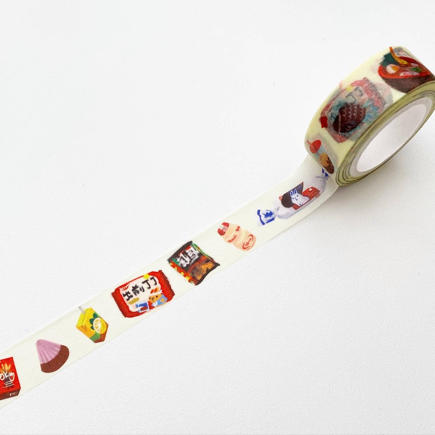 Asian Snacks Washi Tape - 15mm