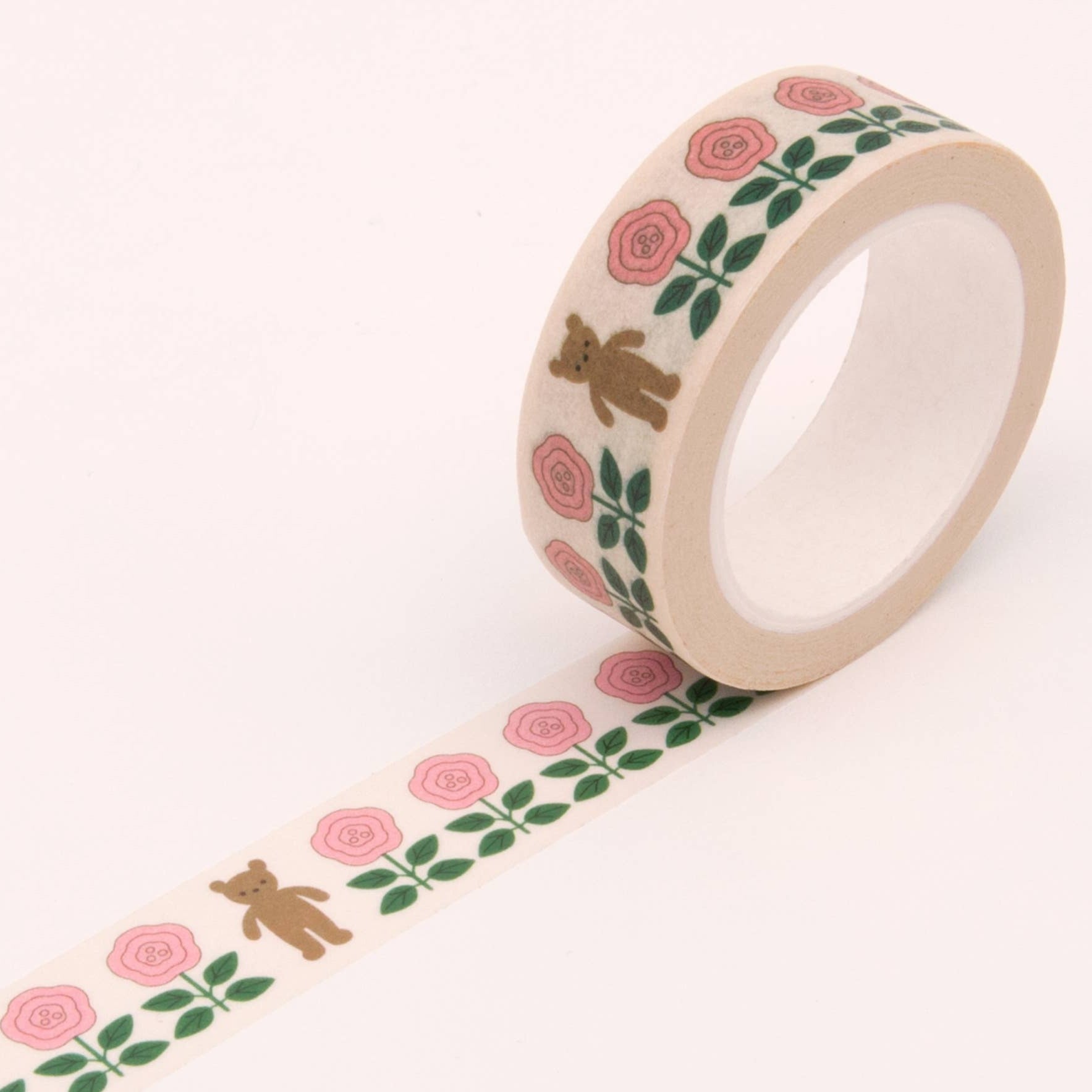 Flower and Bear Washi Tape
