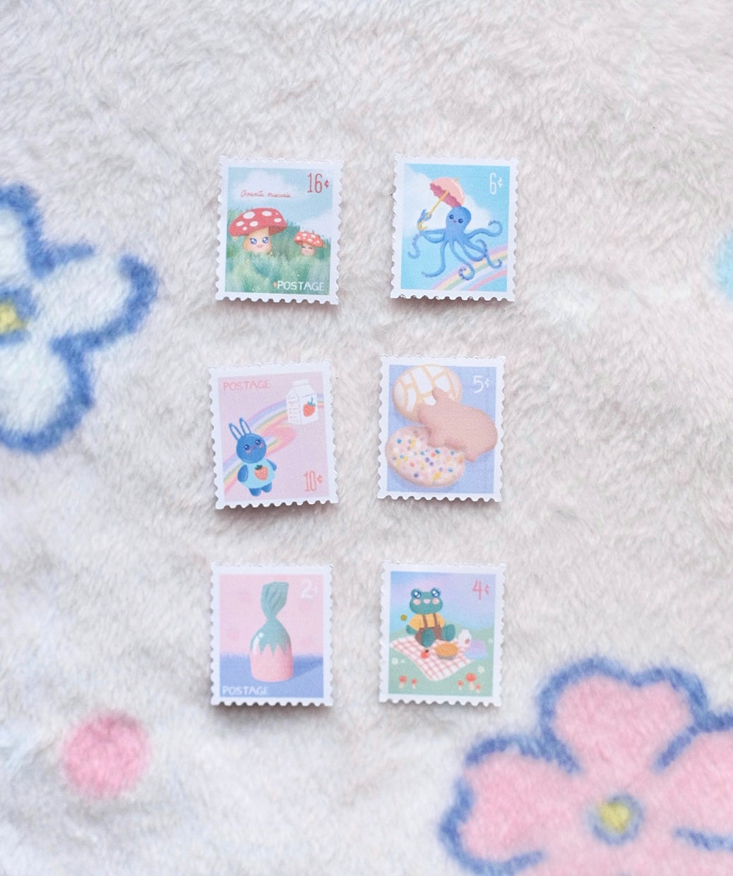 Dulce Postage Stamp Sticker Collection (Limited Edition)