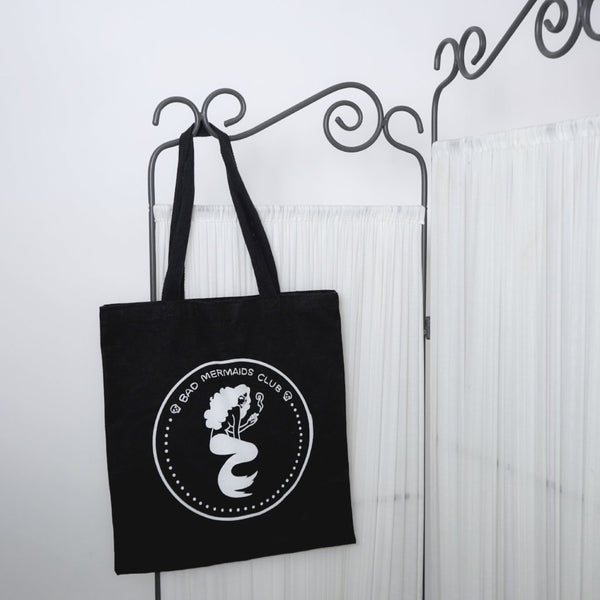 Bad Mermaids Club Tote Bag (Black)