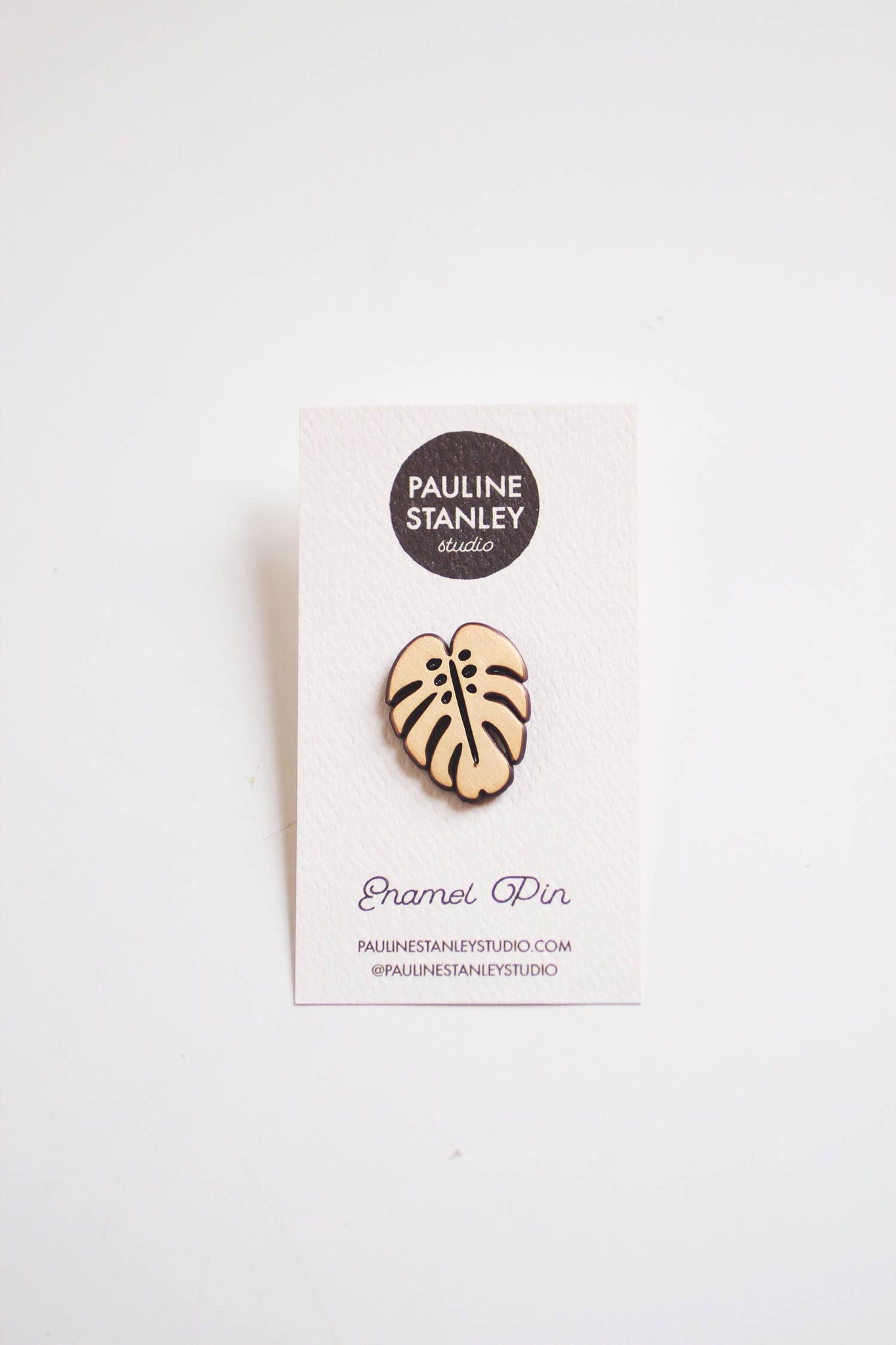 Monstera Leaf Enamel Pin