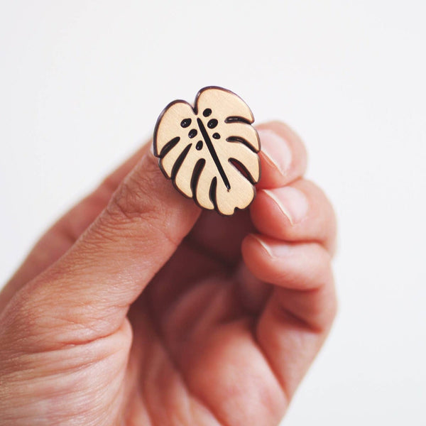 Monstera Leaf Enamel Pin