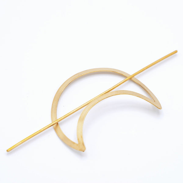 Crescent Moon Hair Pin