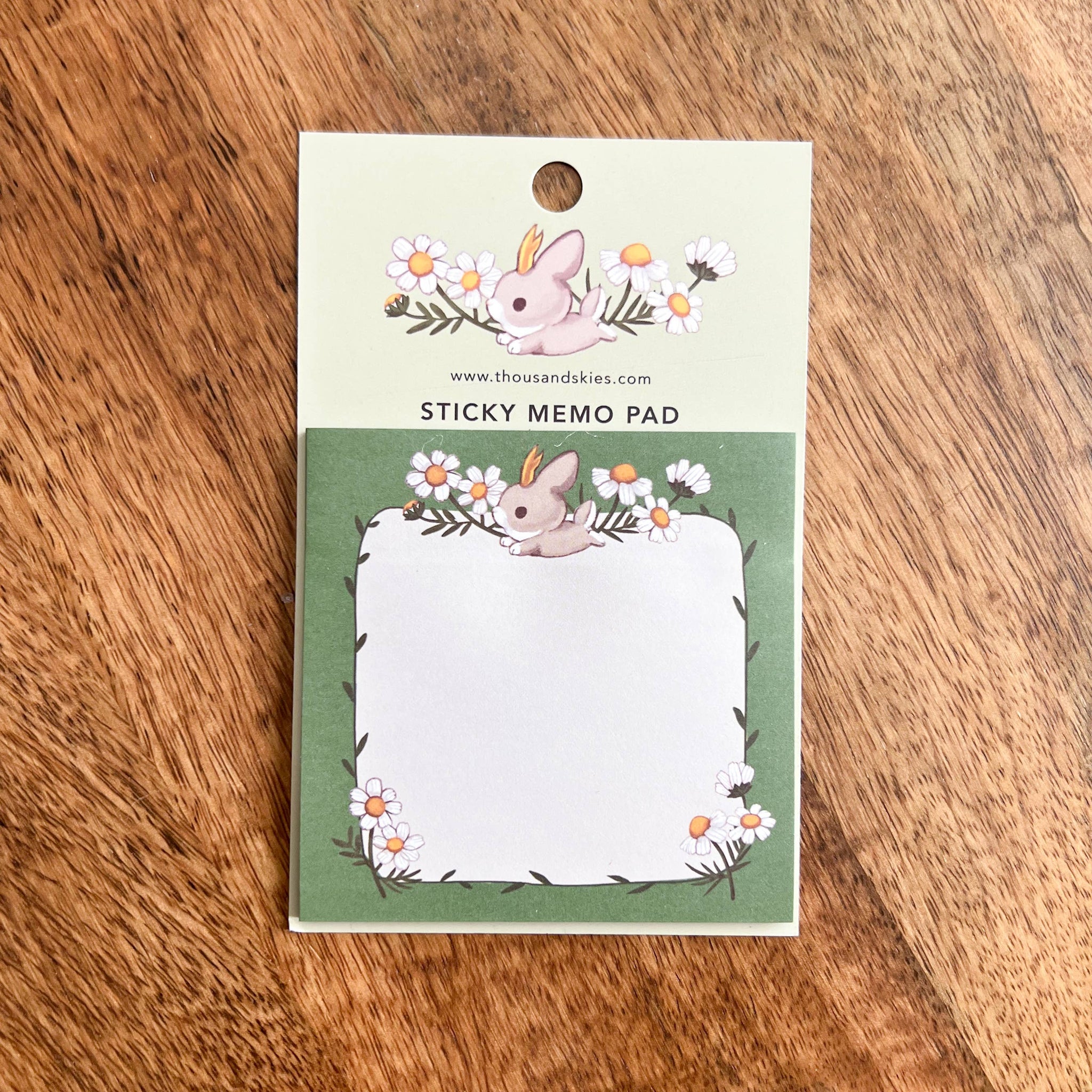 Jackalope's Garden Sticky Notes - (Green)