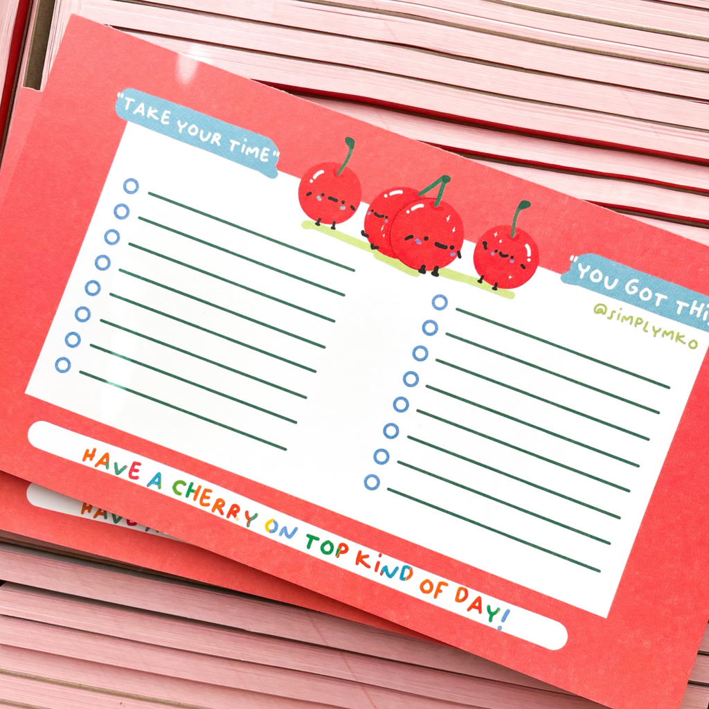 Cherry Memo Pad