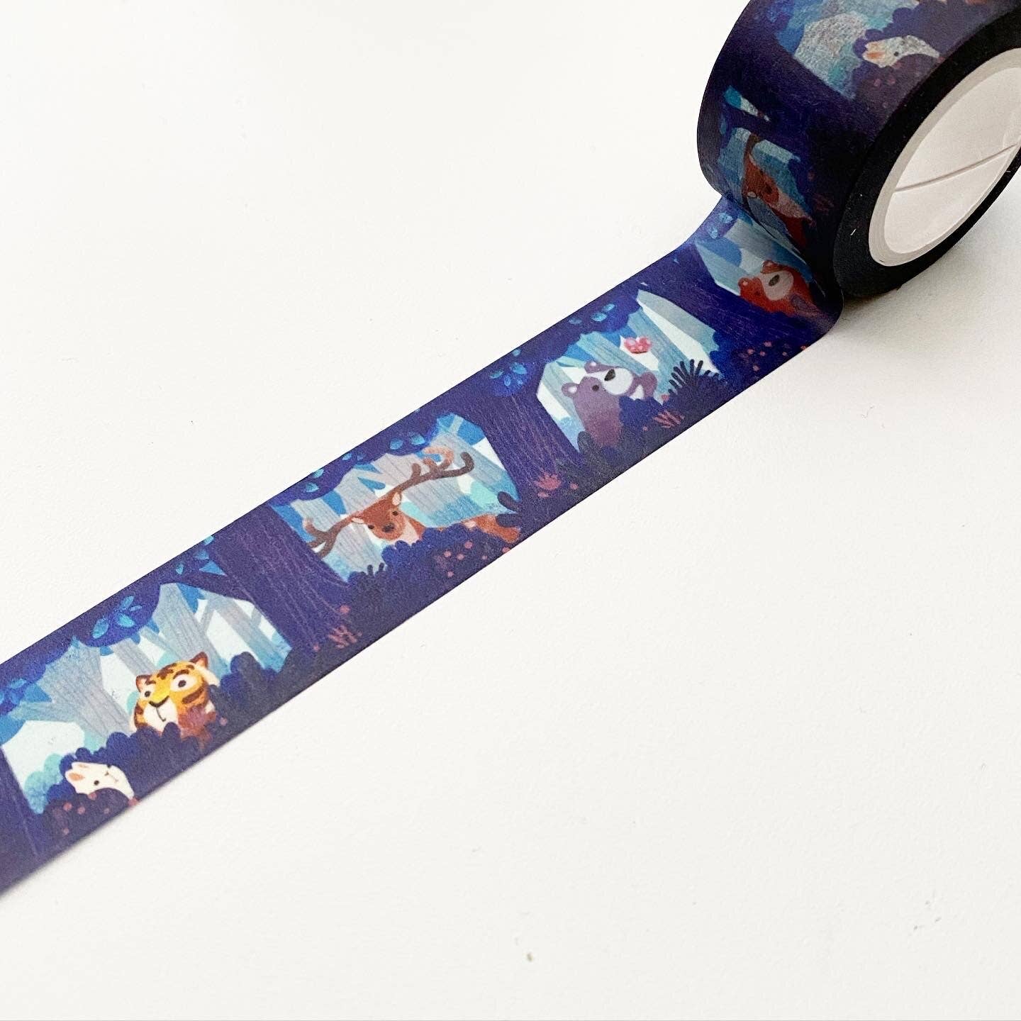 Forest Animal Hide And Seek Washi Tape (Wide)
