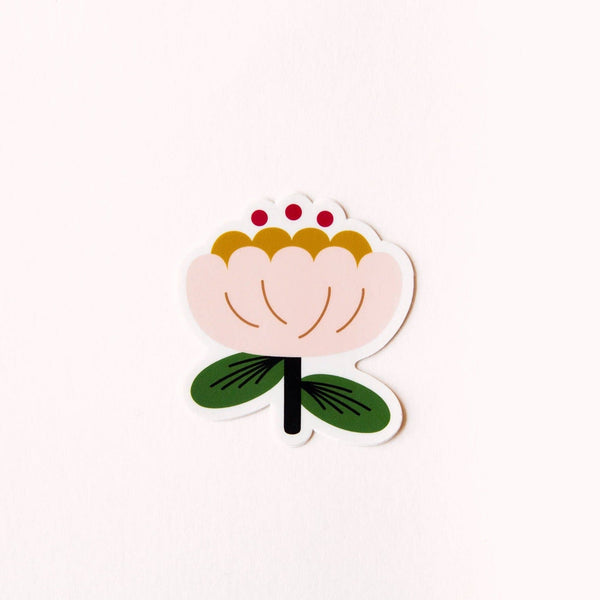 Blush Peony Sticker