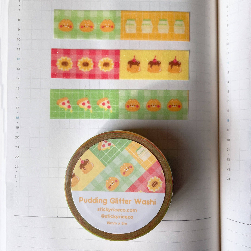 Cute Bear Bunny Frog Glitter Washi Tape